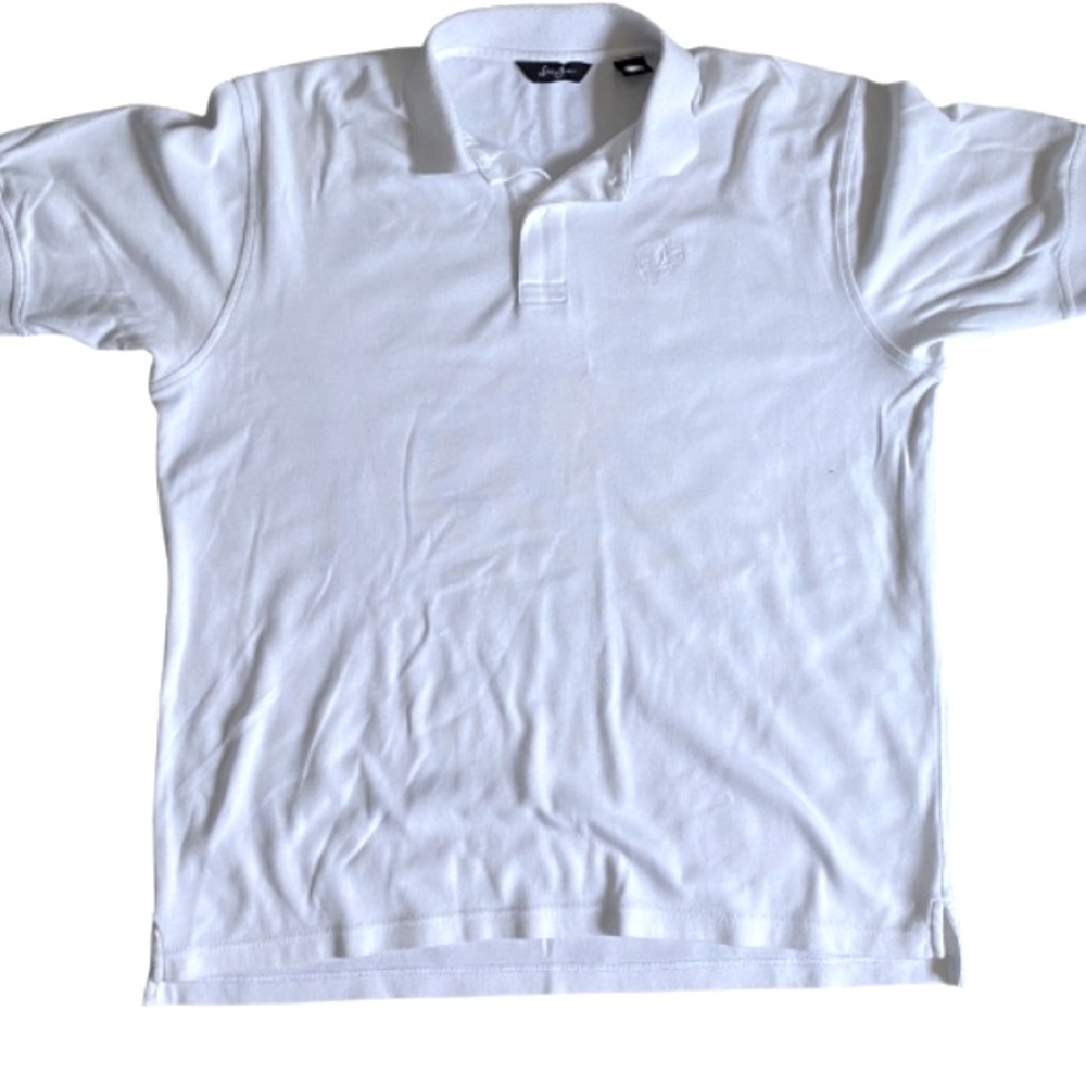 SEAN JOHN Men’s White Polo Shirt Size L